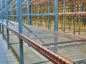 Wire Decks in Pallet Rack